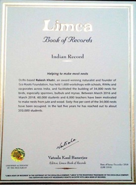 Limca Book of World Record 